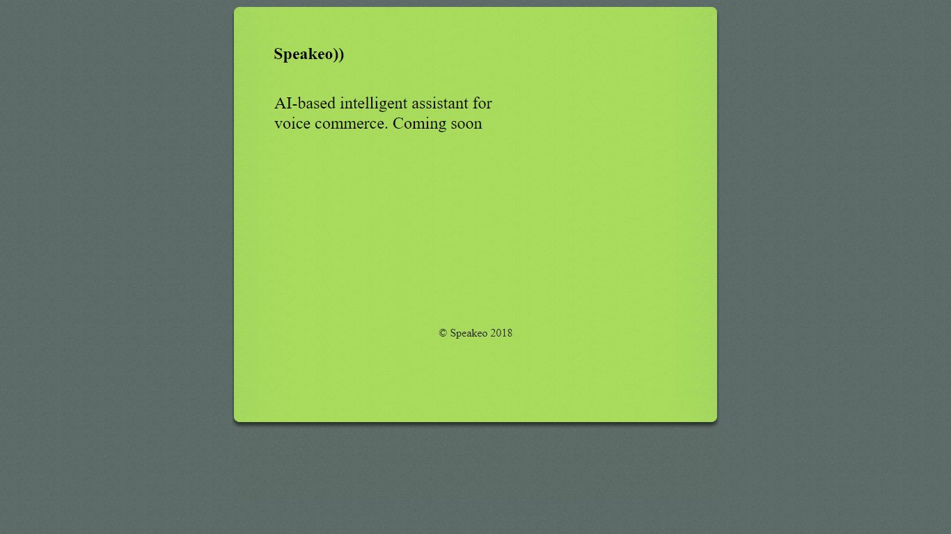 Speakeo